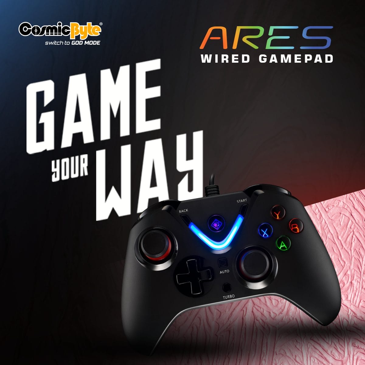 ARES Gaming Controller with Magnetic Triggers