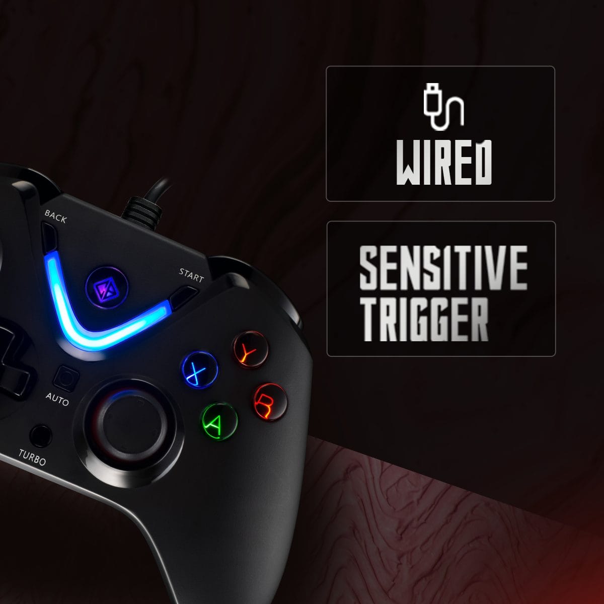 ARES Gaming Controller with Magnetic Triggers