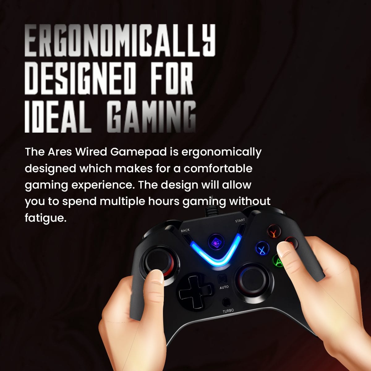 ARES Gaming Controller with Magnetic Triggers
