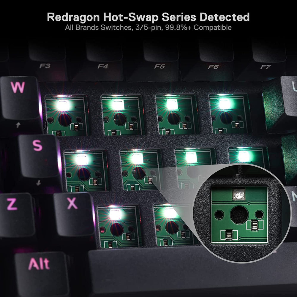 K530 Pro Draconic - 60% Mechanical Gaming Keyboard (Black)