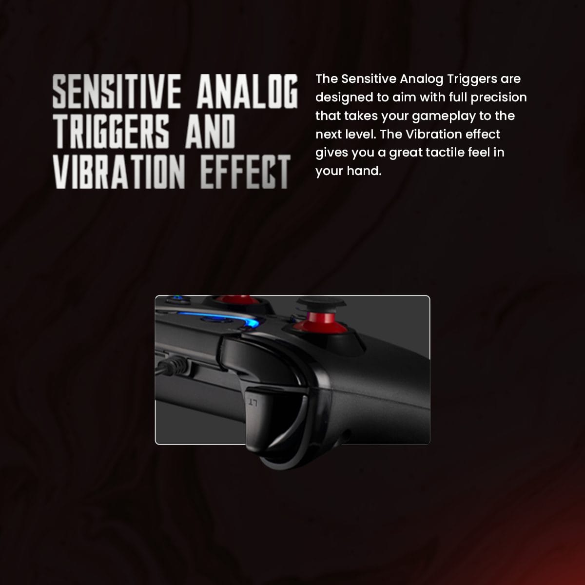 ARES Gaming Controller with Magnetic Triggers