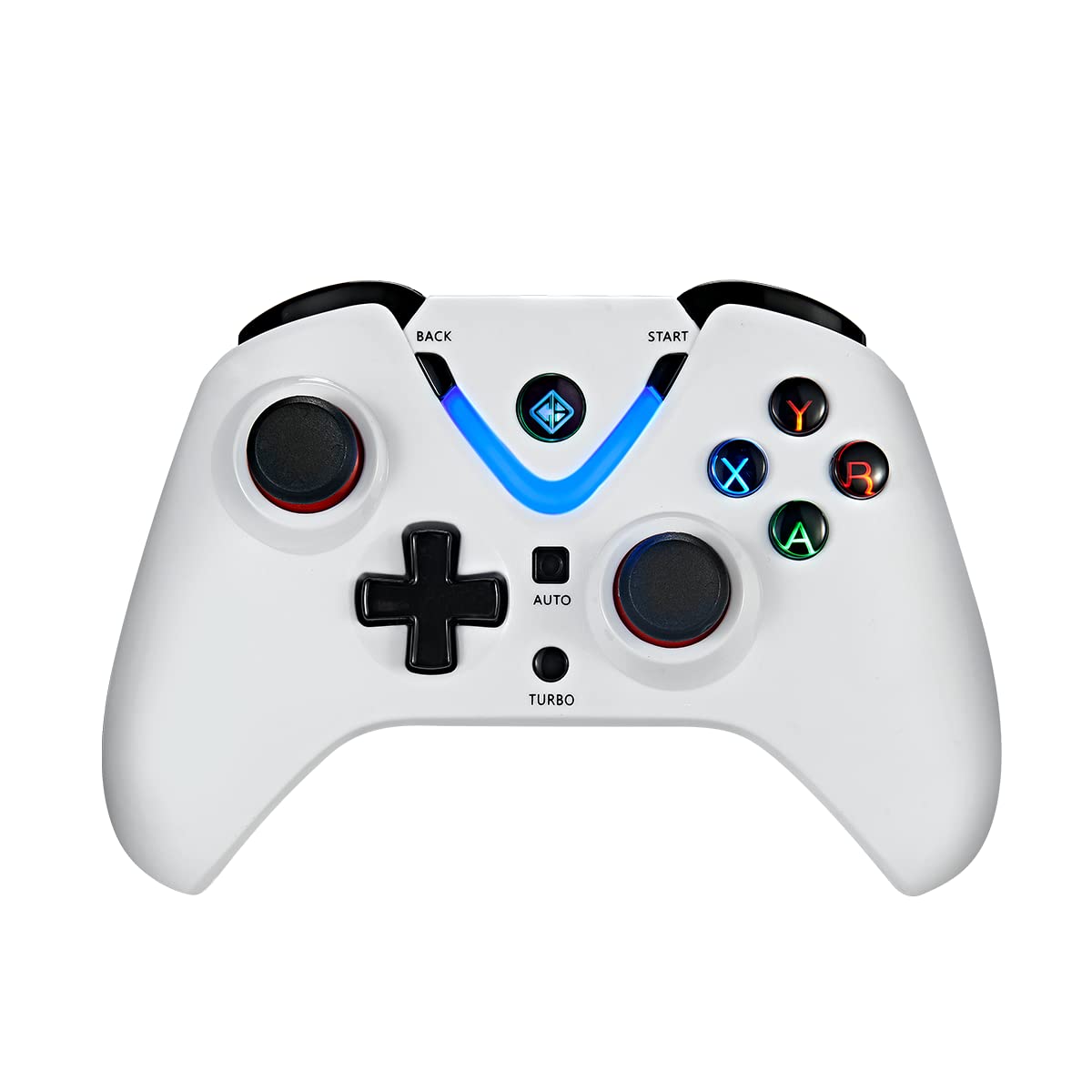 ARES White Gaming Controller with Magnetic Triggers