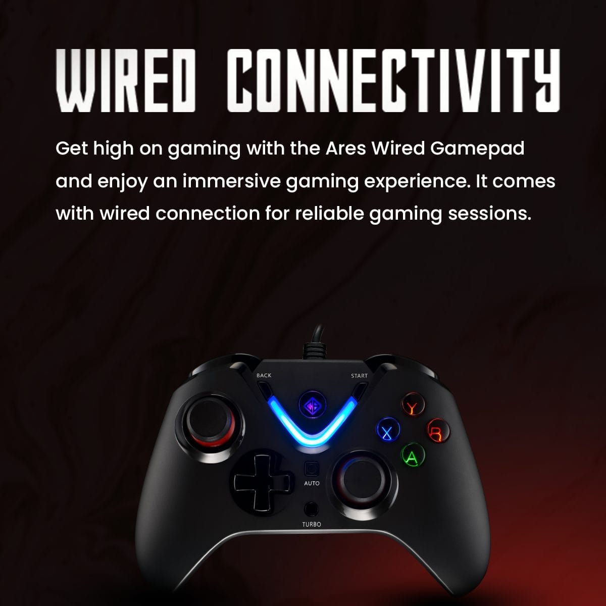 ARES Gaming Controller with Magnetic Triggers