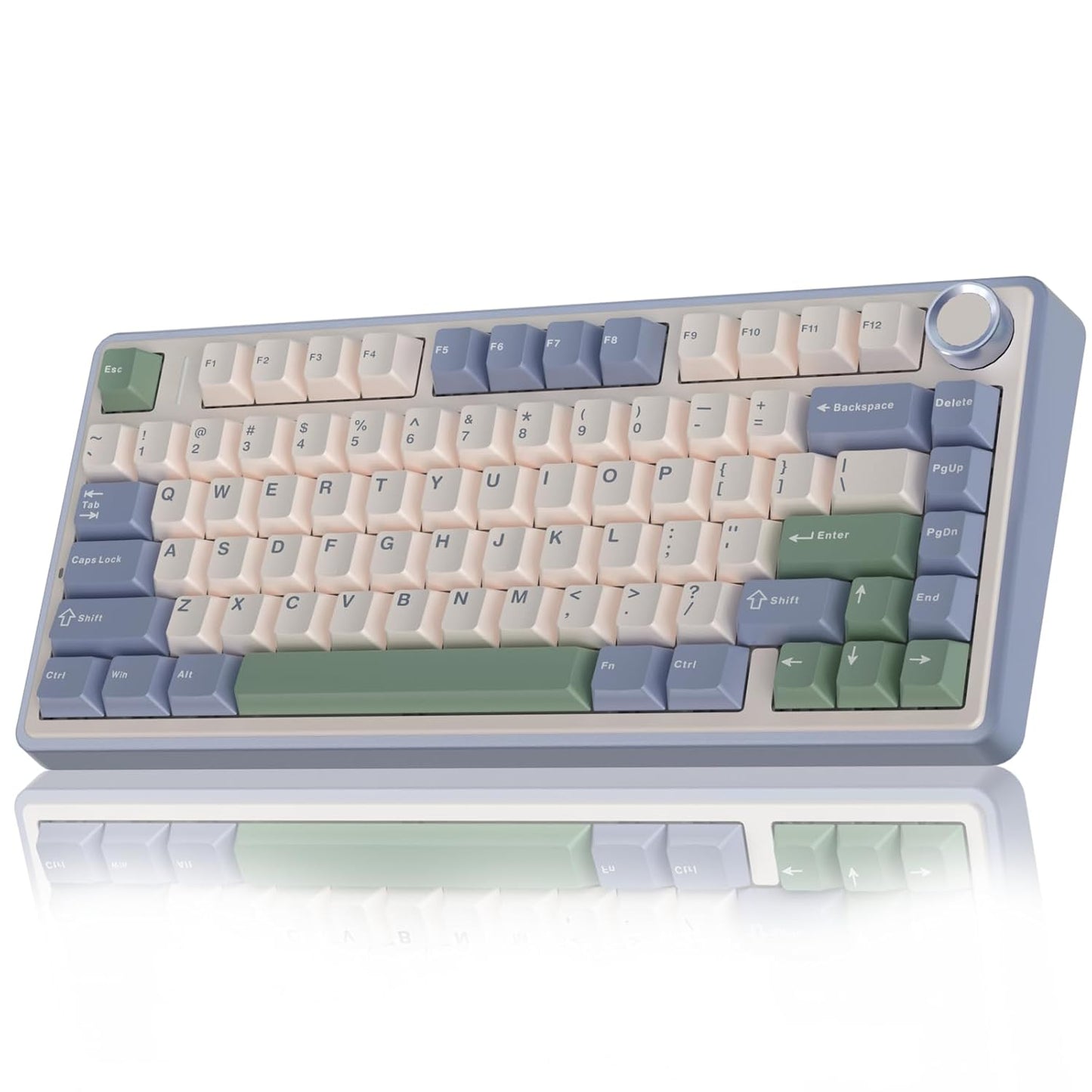 AULA F75 - 75% Wireless Mechanical Keyboard (Cedar Green, Reaper Switch) - Vrkaa