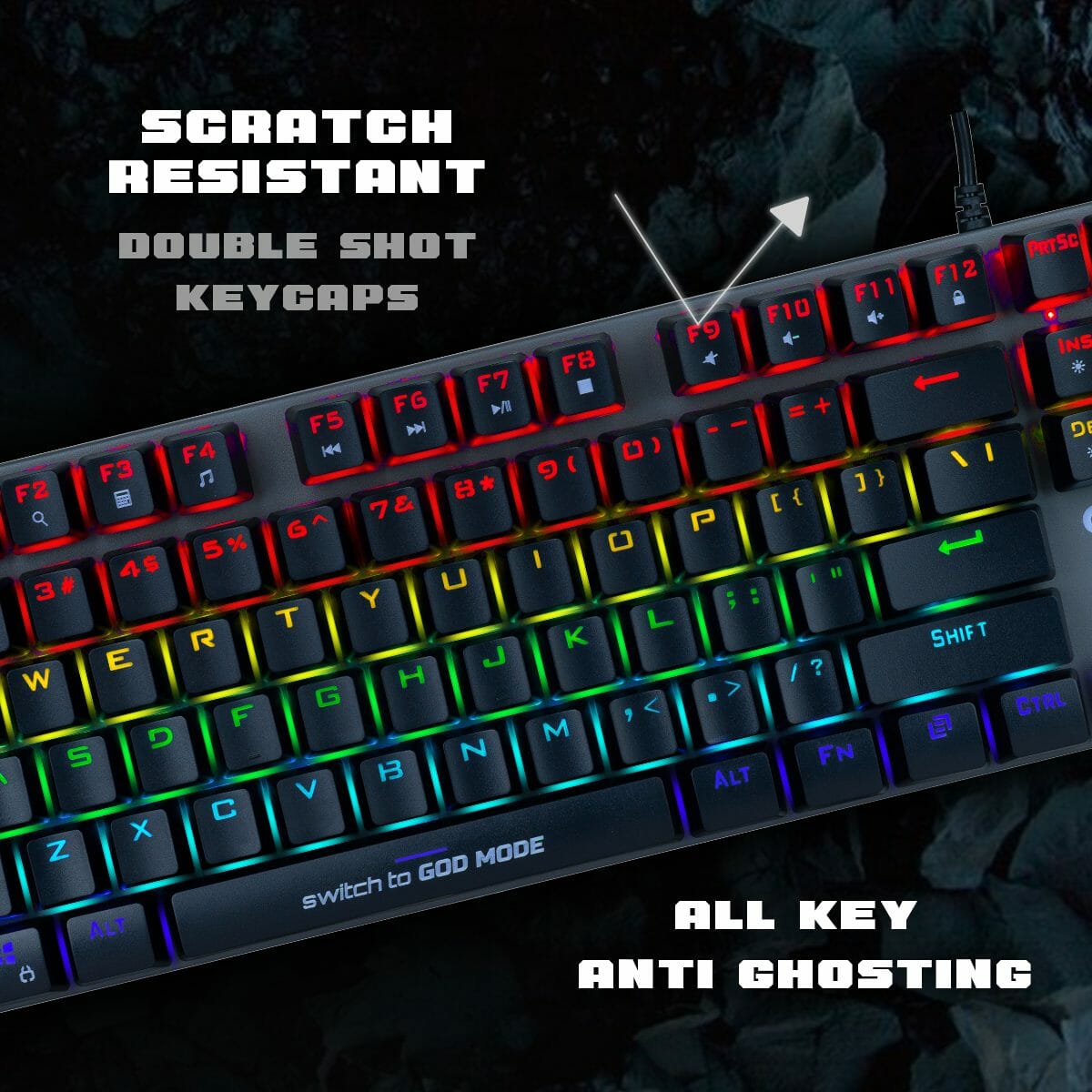 Pandora TKL Mechanical Keyboard Upgraded with Swappable Switches