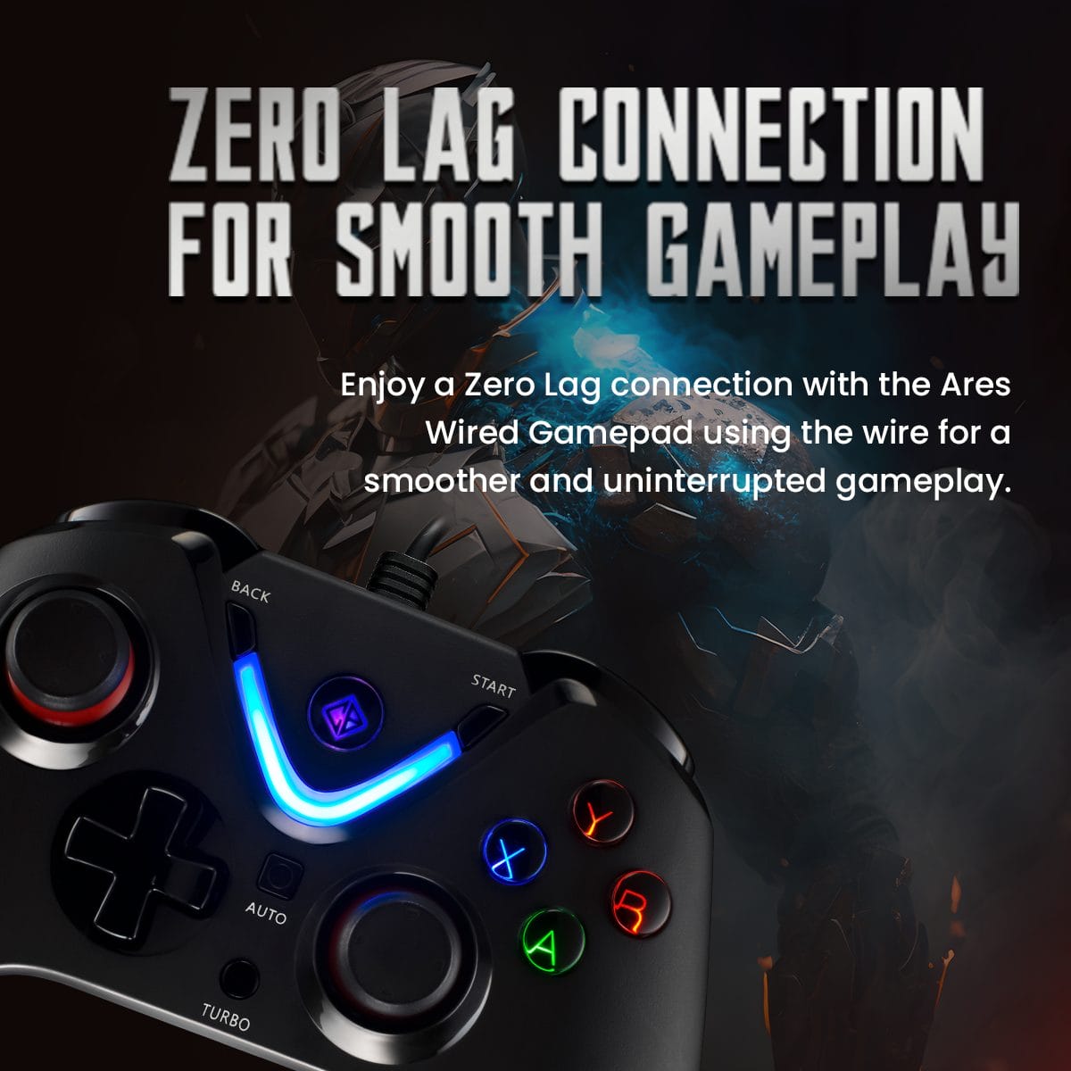 ARES Gaming Controller with Magnetic Triggers