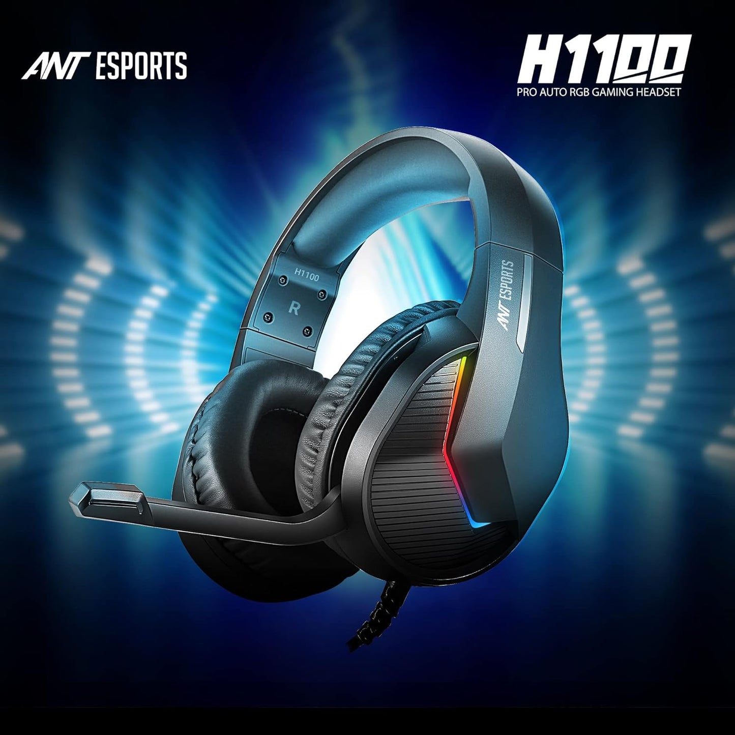 Shop Ant Esports H1100 Pro Gaming Headphones at Vrkaa - best website for Gaming Peripherals in IndiaShop Ant Esports H1100 Pro Gaming Headphones at Vrkaa - best website for Gaming Peripherals in India