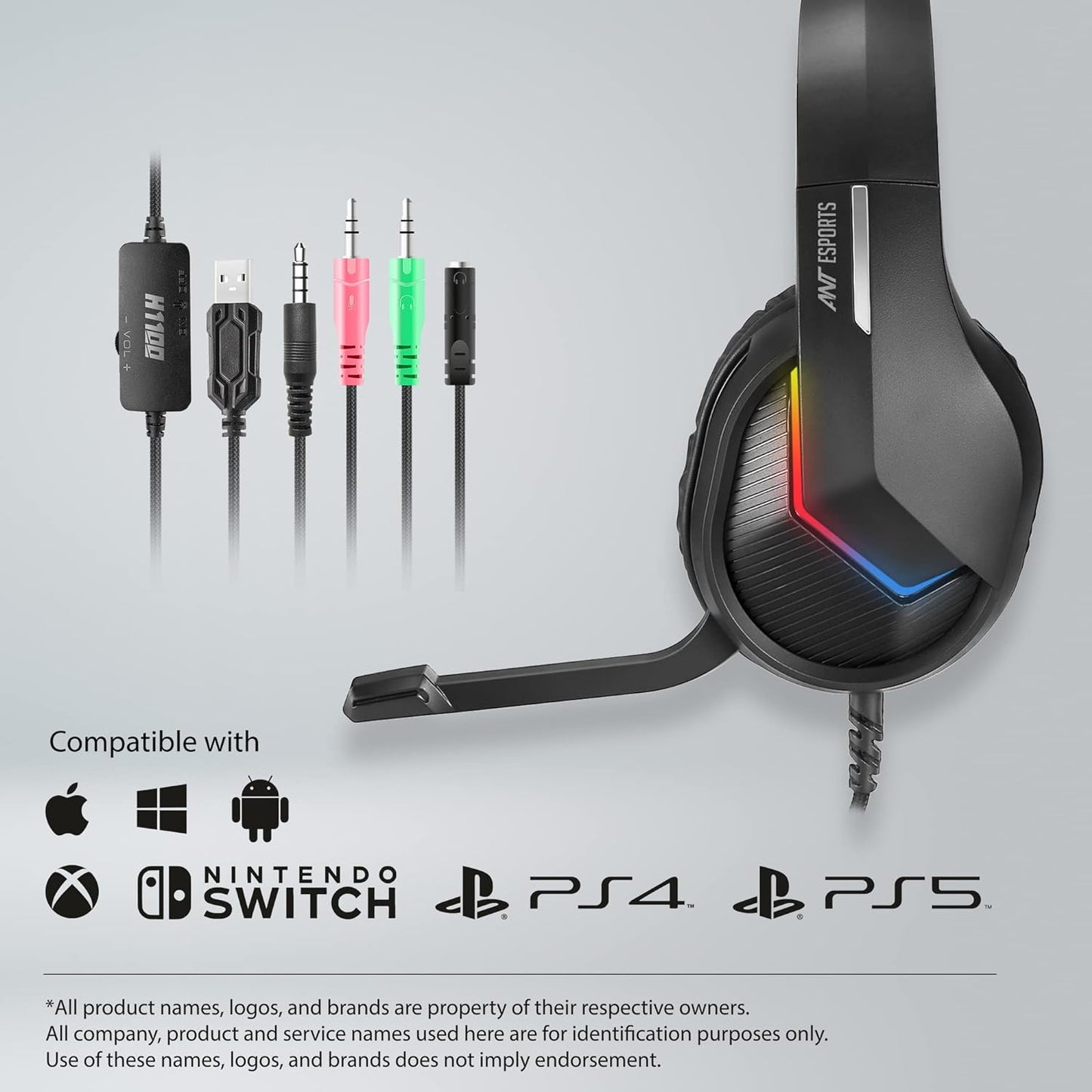 Shop Ant Esports H1100 Pro Gaming Headphones at Vrkaa - best website for Gaming Peripherals in India