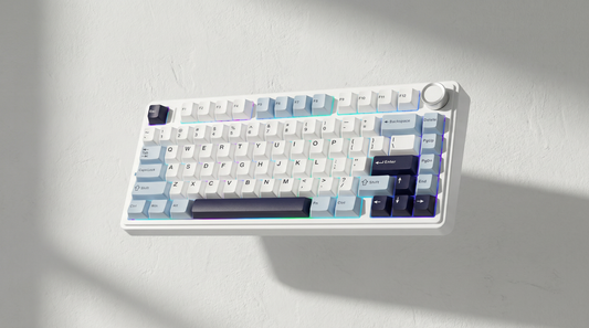 Aula F75 Ice Blue Wireless Mechanical Keyboard Ice Vein switch variant