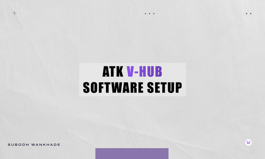 "ATK V-HUB Software Setup" Vrkaa Blog Banner Infographic