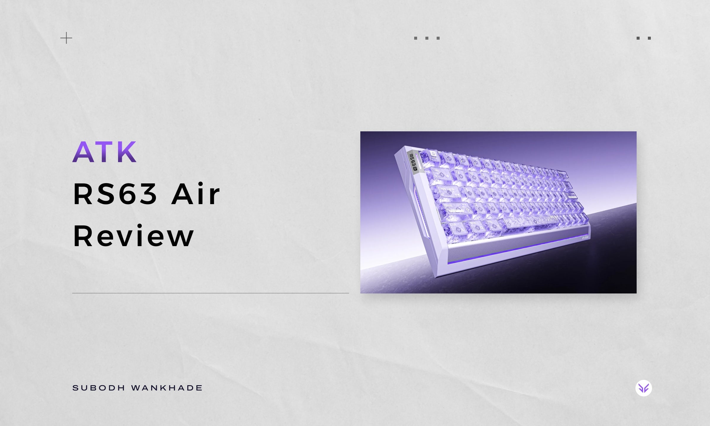 ATK RS63 Air Review India
