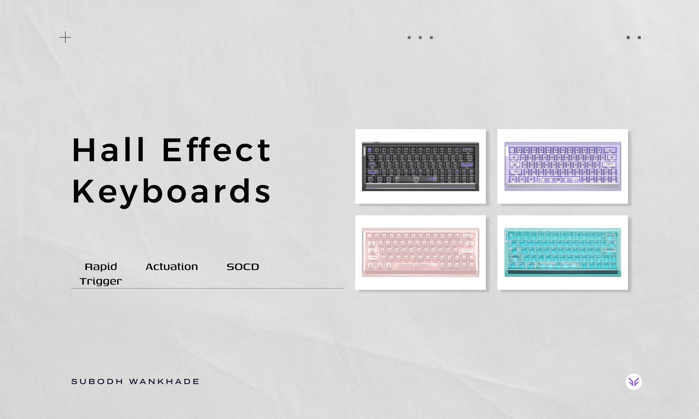 What a Hall Effect Keyboard Is: Rapid Trigger, Actuation and SOCD Explained