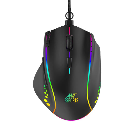 GM600 RGB Wired Programable Gaming Mouse