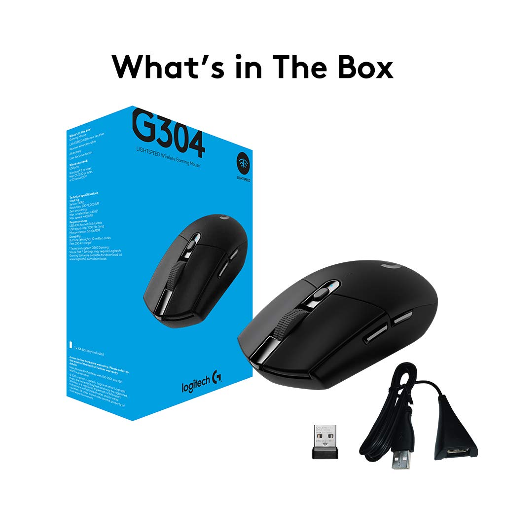 G304  Wireless Optical Gaming Mouse