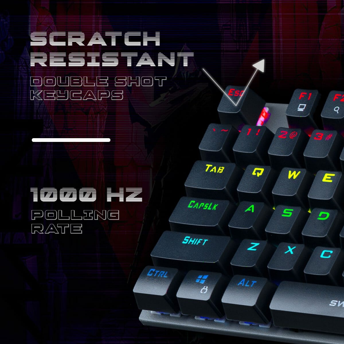 Vanth Mechanical Keyboard Upgraded with Swappable Switches