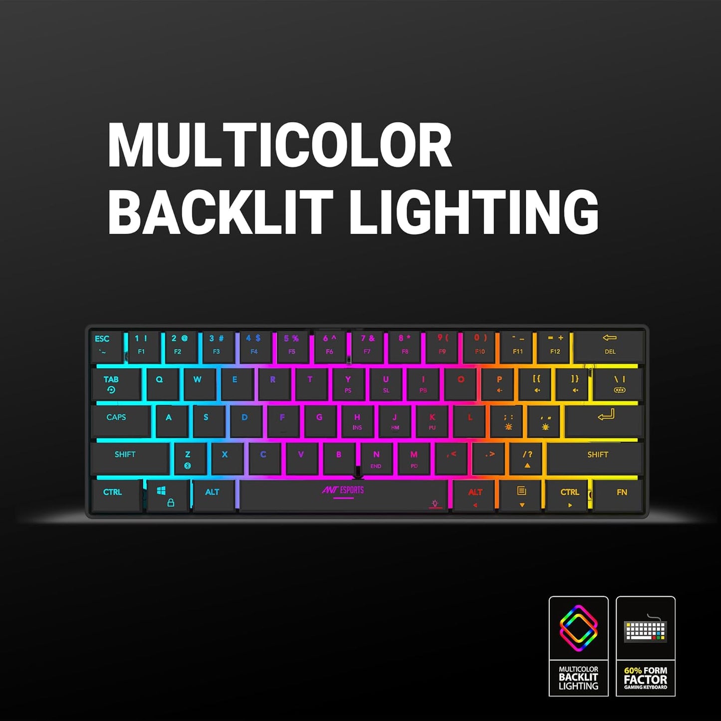 MK1500 Mini Black Wireless Gaming Keyboard