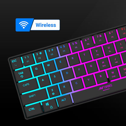 MK1500 Mini Black Wireless Gaming Keyboard