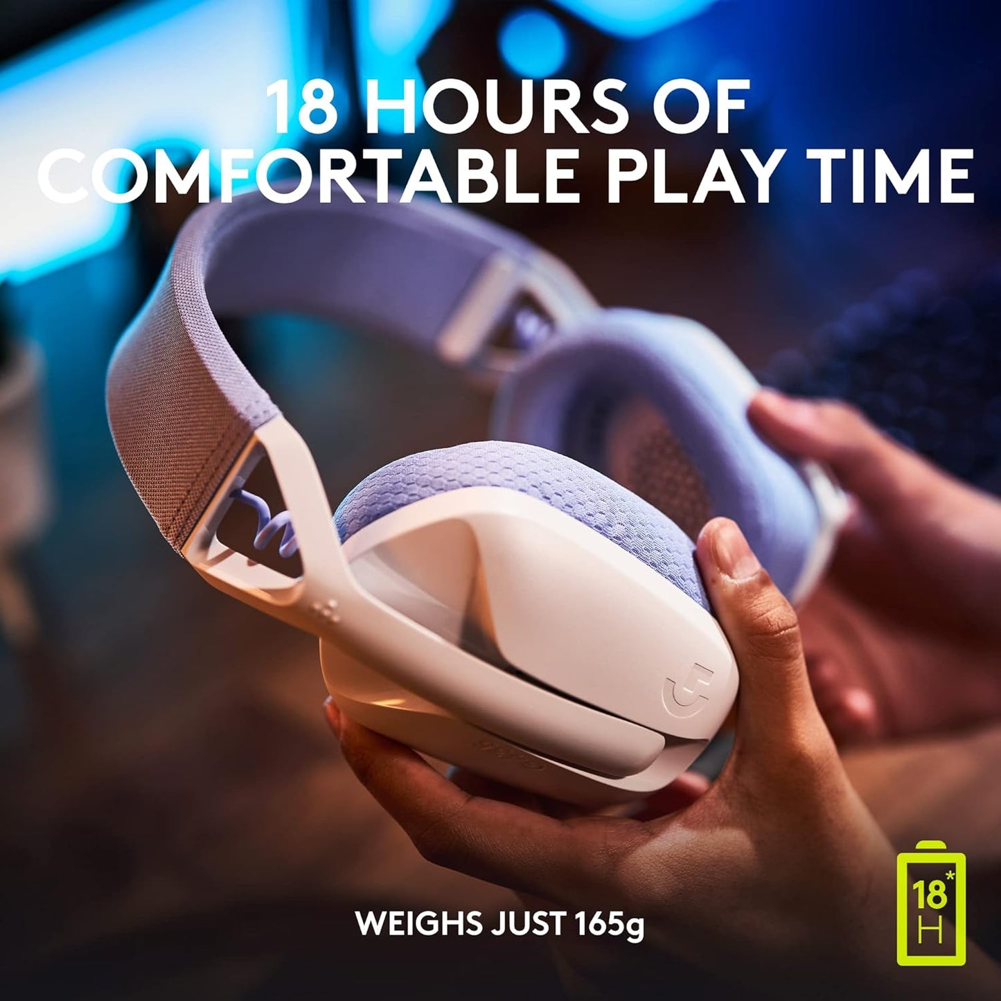 Logitech G435 LIGHTSPEED White Wireless Gaming Headset