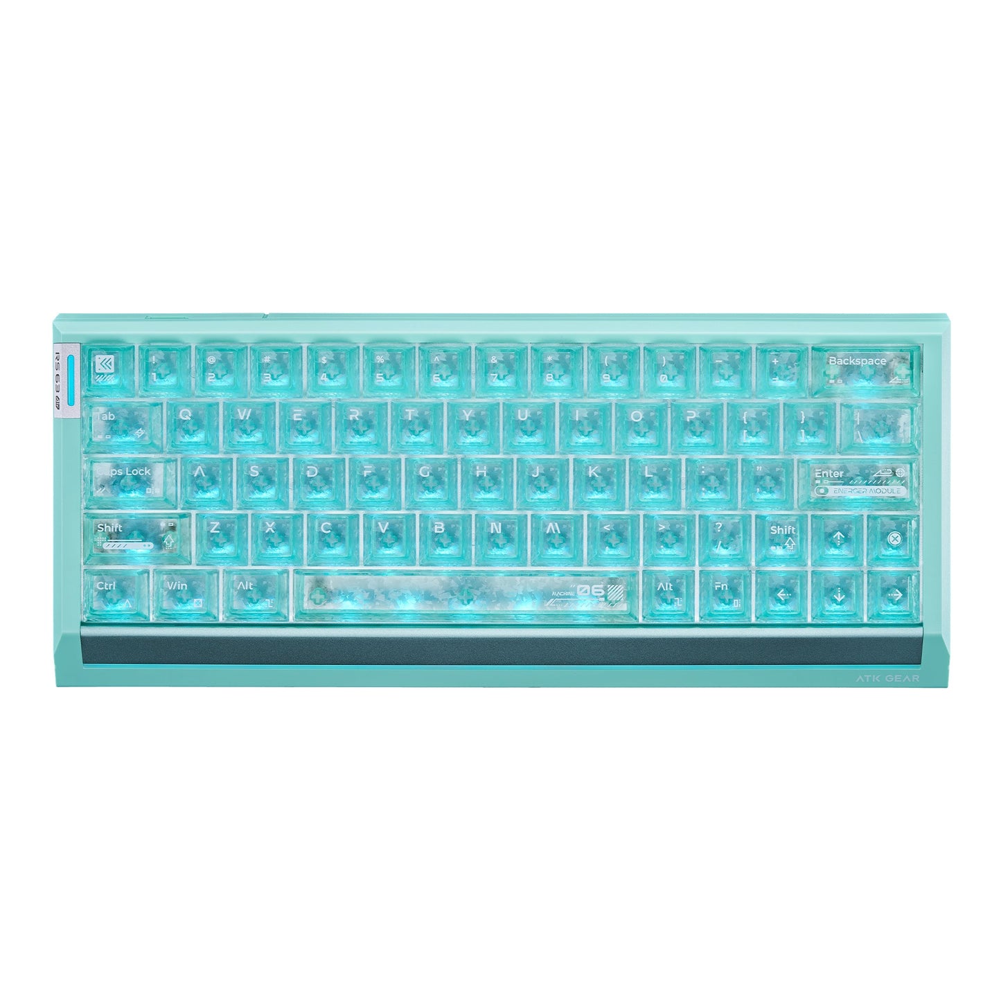 ATK RS63 Air Hall effect keyboard Lake Green - Vrkaa