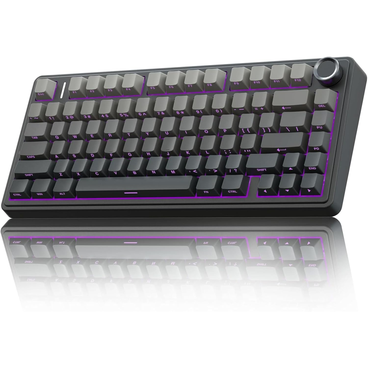 Aula F75 Gradient Gray Wireless Mechanical Keyboard Reaper switches