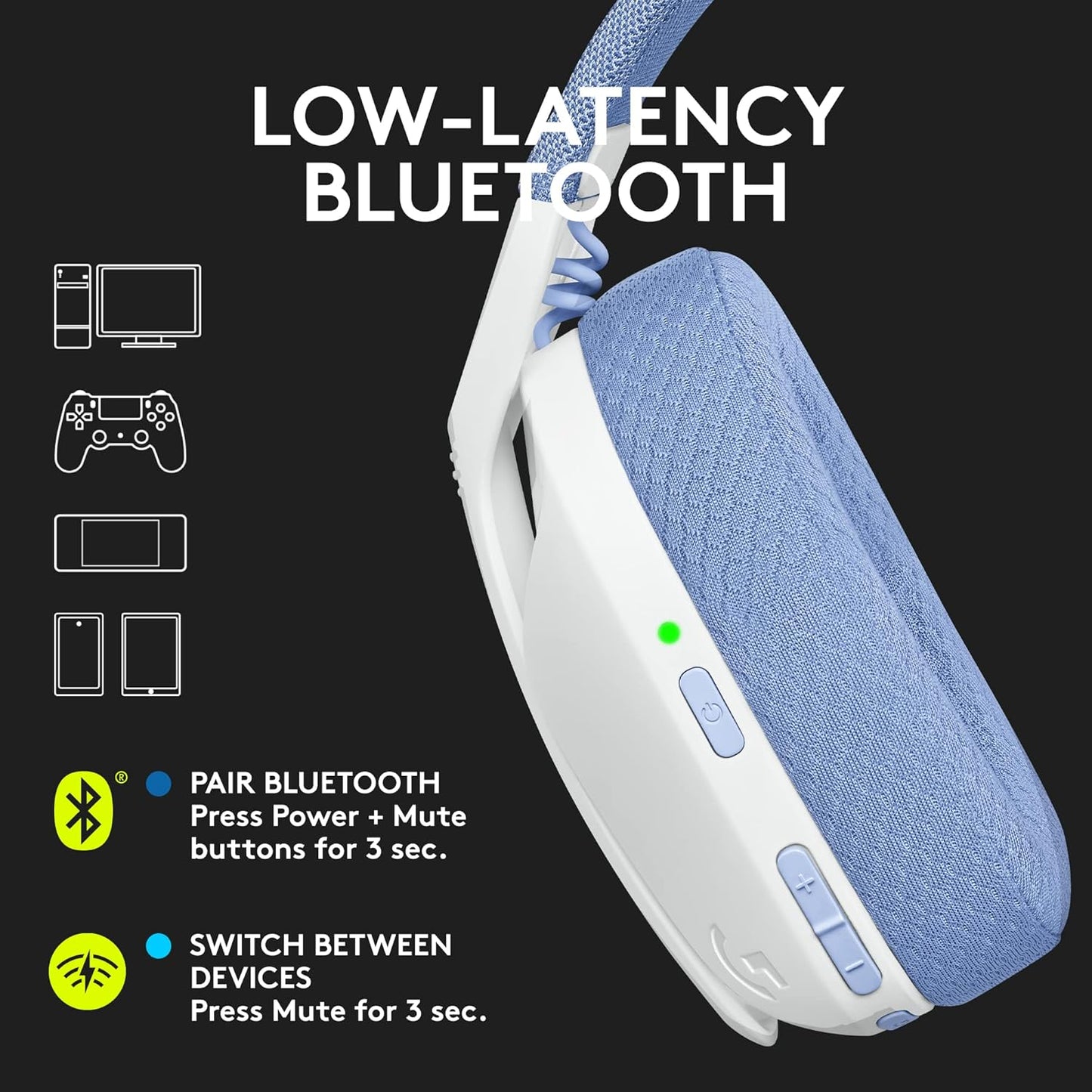 Buy Logitech G435 (white) at Vrkaa - best website for gaming peripherals