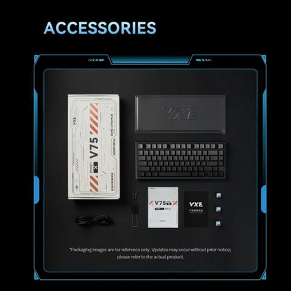 ATK V75X in-box accessories including USB-C cable, keycap puller and switch puller - Vrkaa