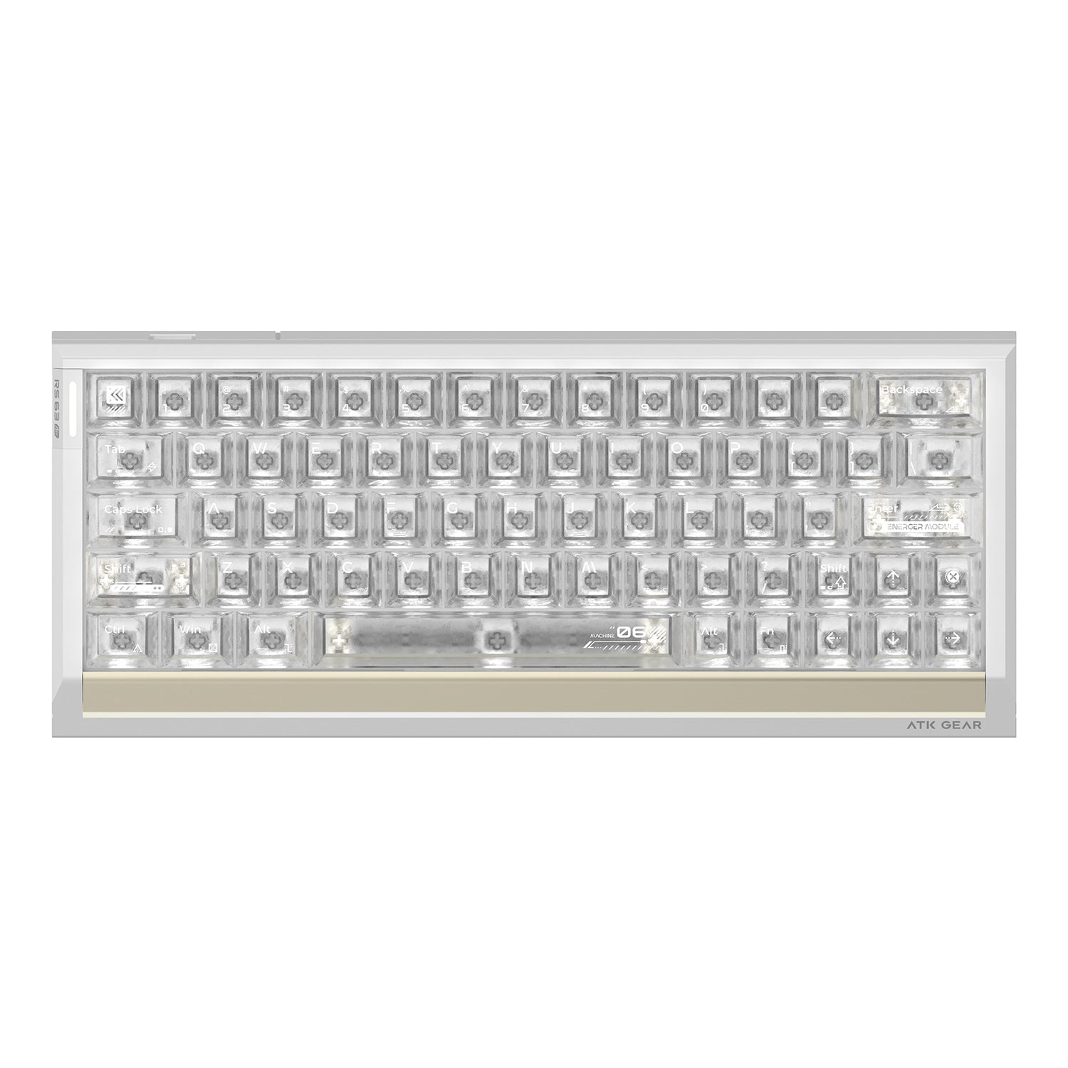 ATK RS63 Air Hall effect keyboard White - Vrkaa