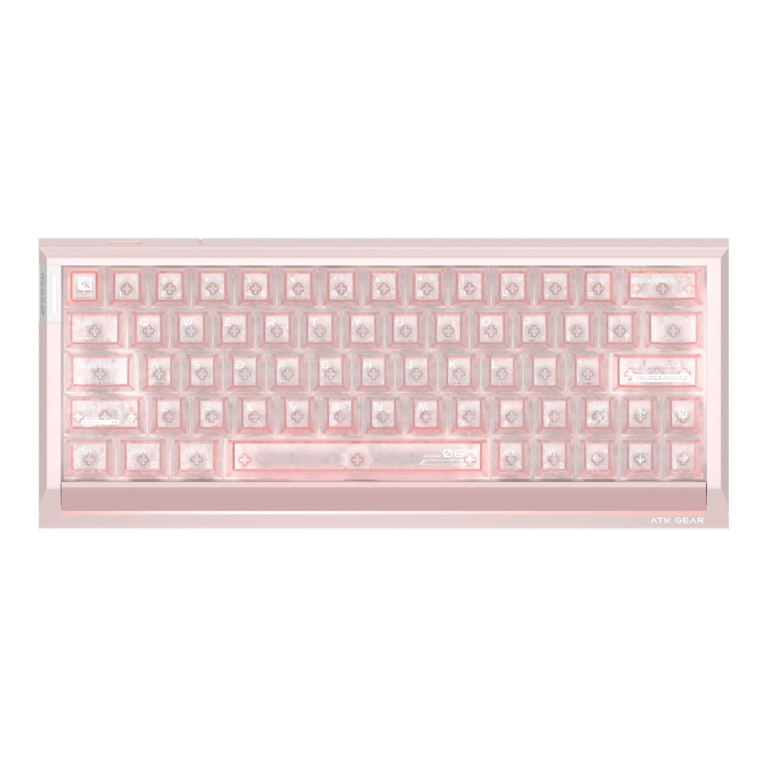 ATK RS63 Air Hall effect keyboard Pink - Vrkaa