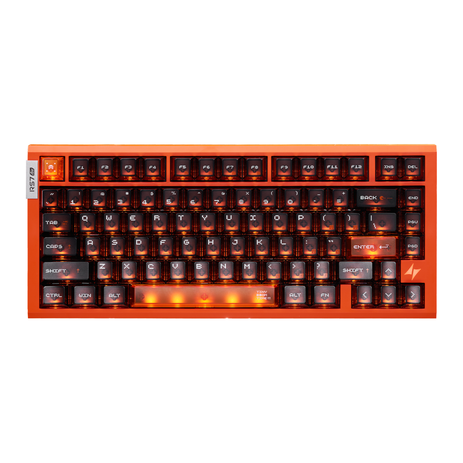 ATK RS7 Air 75% Hall effect keyboard Orange - Vrkaa