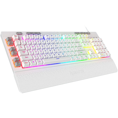 SHIVA K512- WIRED MEMBRANE KEYBOARD RGB(WHITE)