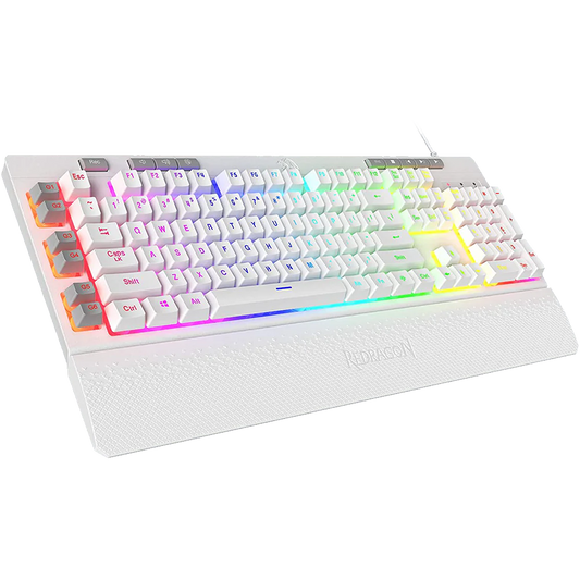 SHIVA K512- WIRED MEMBRANE KEYBOARD RGB(WHITE)