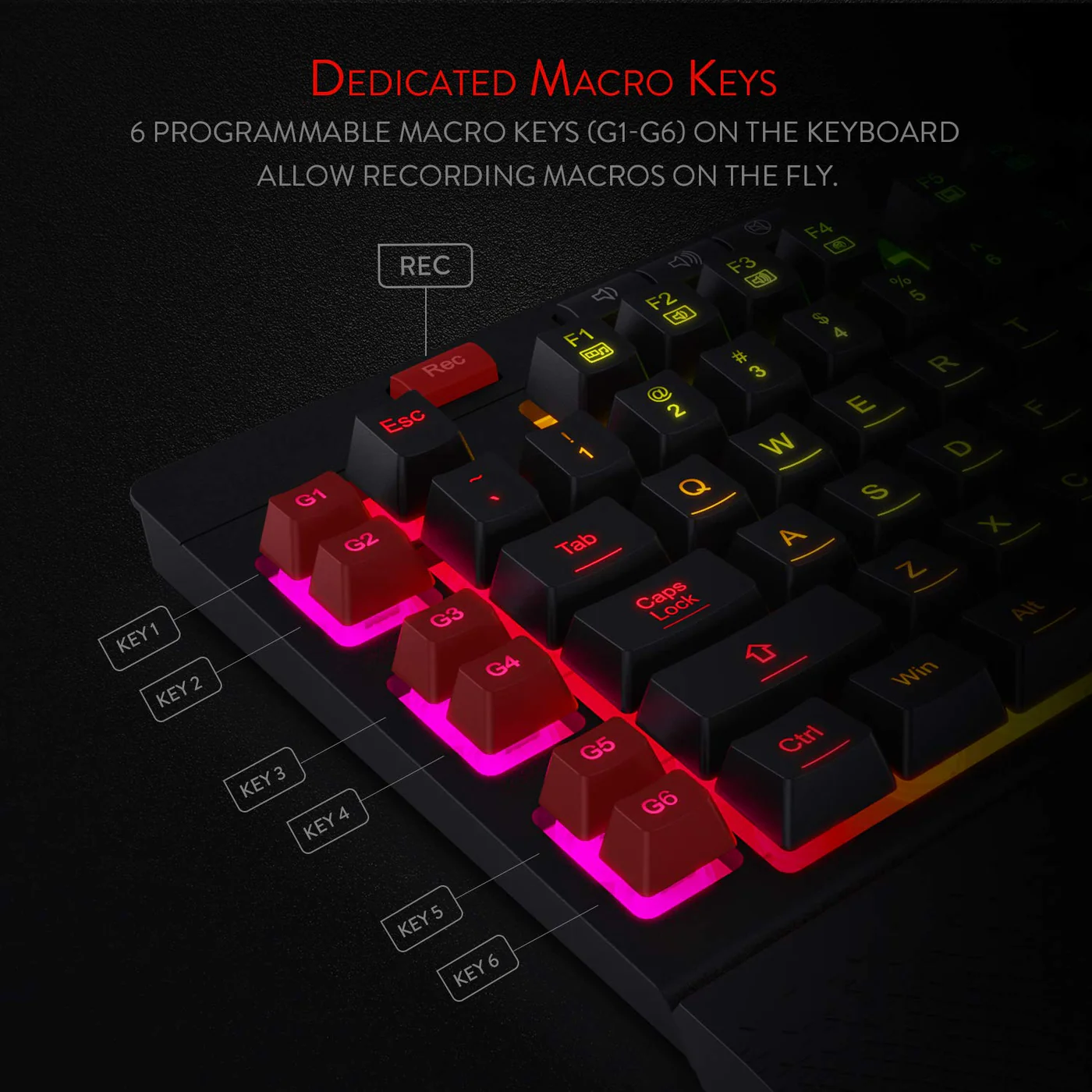 SHIVA K512- WIRED MEMBRANE KEYBOARD RGB (BLACK)