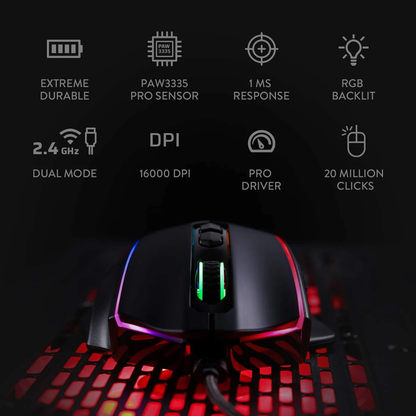 VAMPIRE ELITE M686 RGB WIRELESS MOUSE