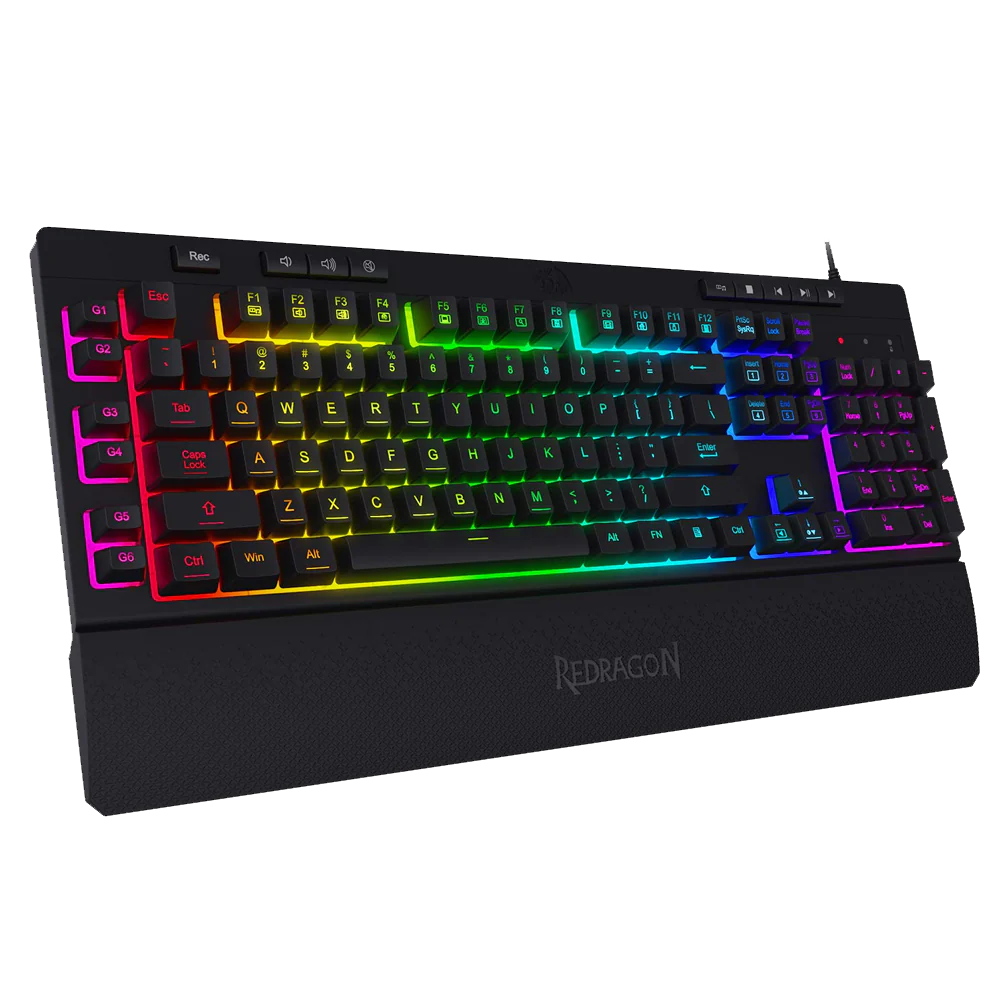 SHIVA K512- WIRED MEMBRANE KEYBOARD RGB (BLACK)