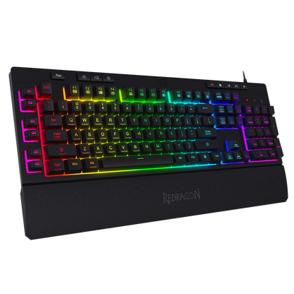 SHIVA K512- WIRED MEMBRANE KEYBOARD RGB (BLACK)