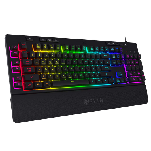 SHIVA K512- WIRED MEMBRANE KEYBOARD RGB (BLACK)