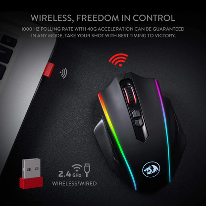 VAMPIRE ELITE M686 RGB WIRELESS MOUSE