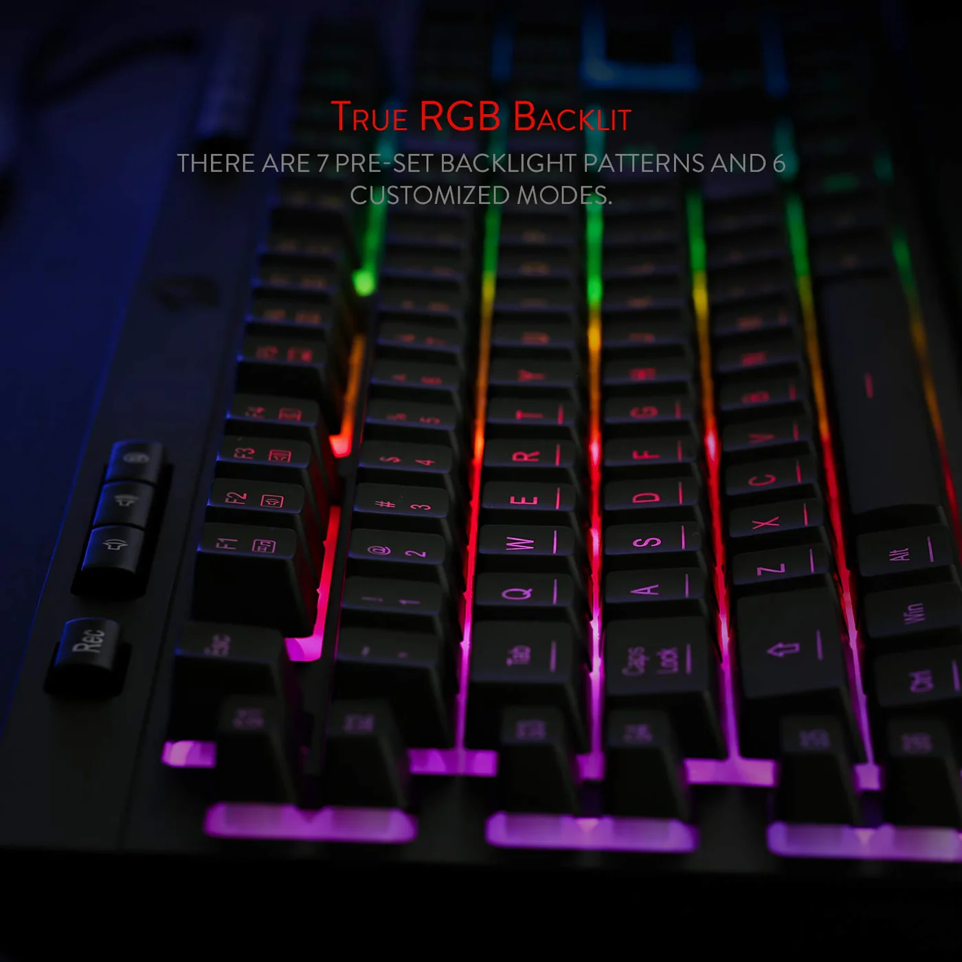 SHIVA K512- WIRED MEMBRANE KEYBOARD RGB (BLACK)