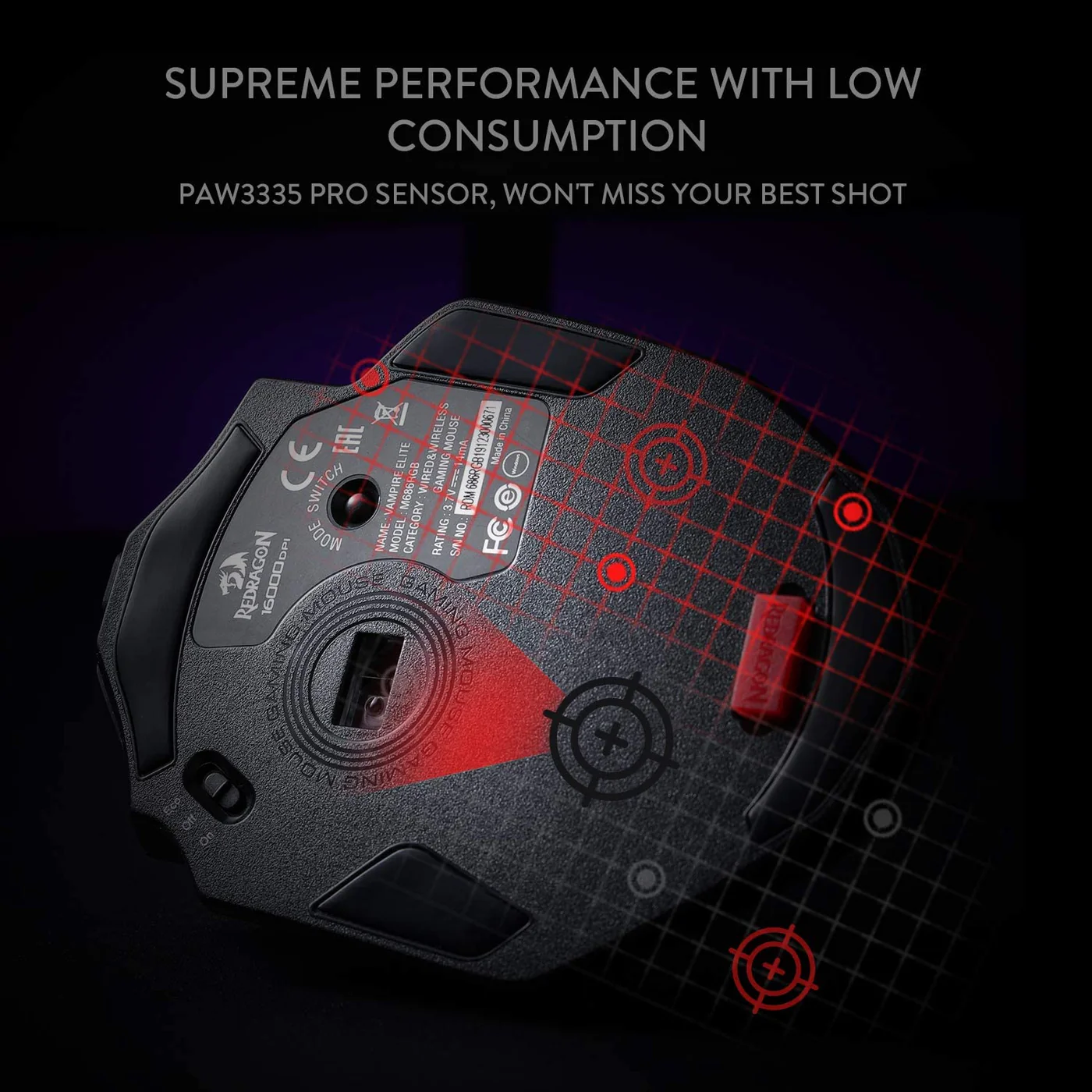 VAMPIRE ELITE M686 RGB WIRELESS MOUSE