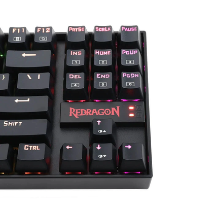 KUMARA K552 - TKL WIRED MECHNICAL KEYBAORD RGB BLACK (BLUE SWITCH)