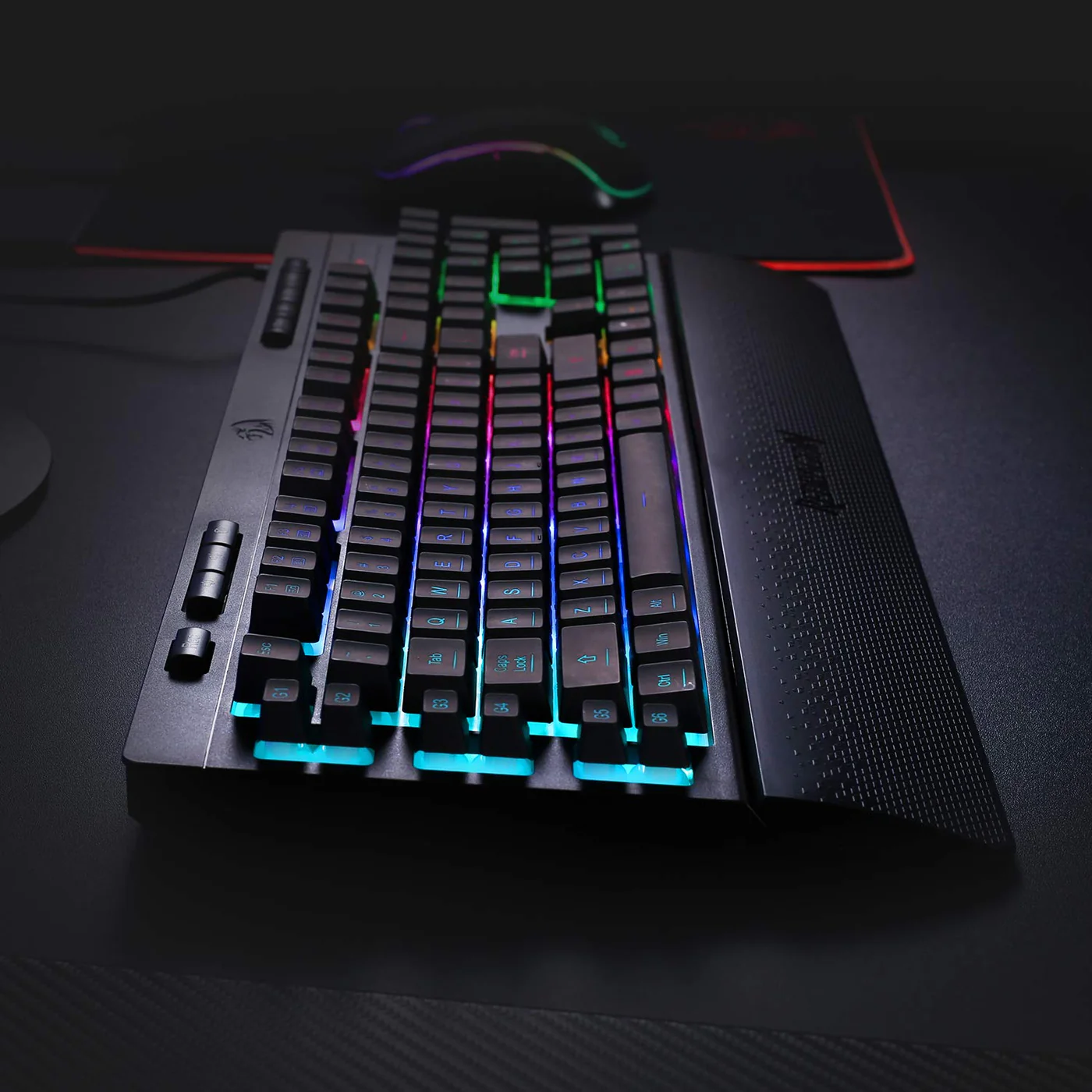 SHIVA K512- WIRED MEMBRANE KEYBOARD RGB (BLACK)