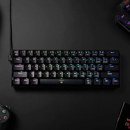 DRAGON BORN K630 - 60% WIRED RGB MECHANICAL KEYBOARD (RED SWITCH)