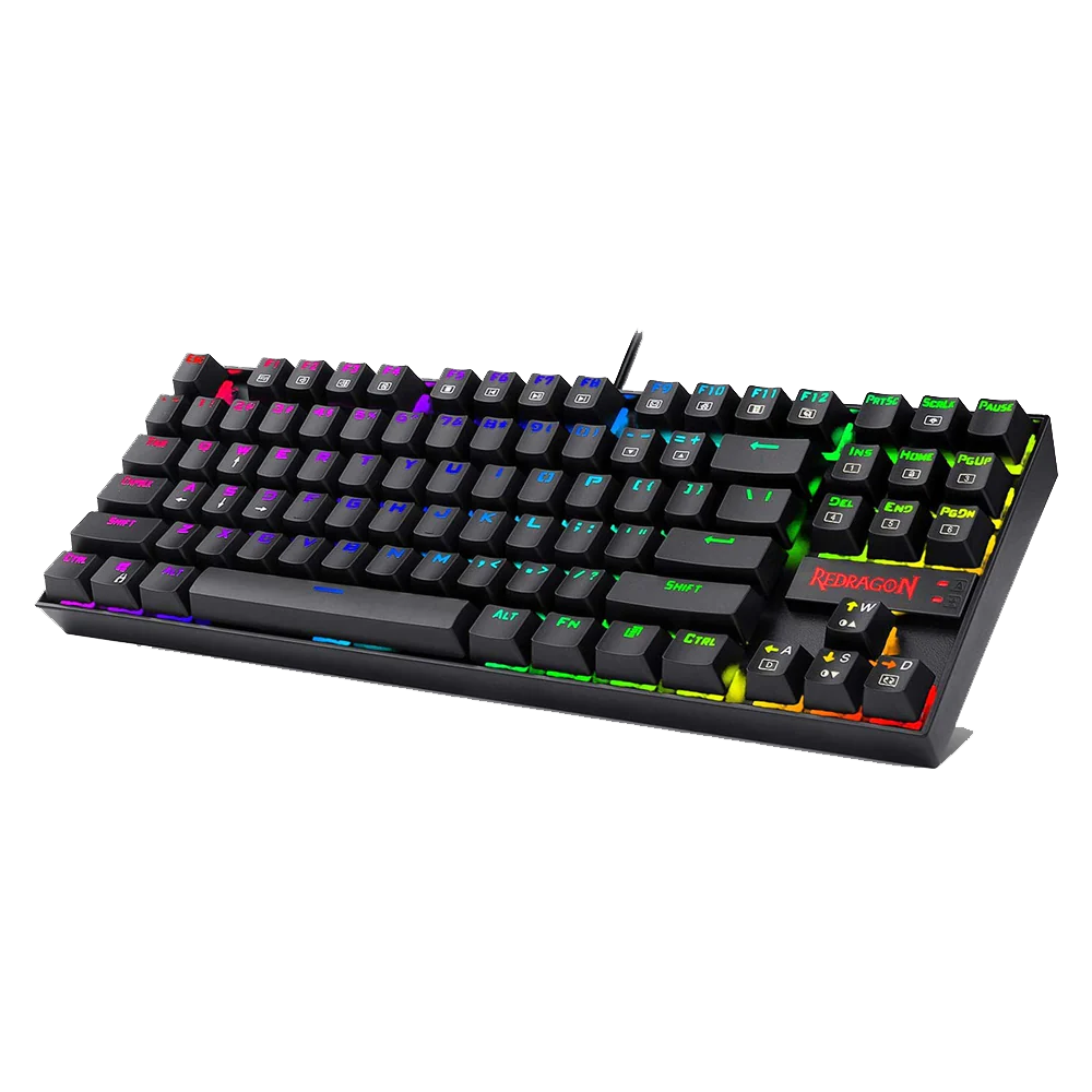 KUMARA K552 - TKL WIRED MECHNICAL KEYBAORD RGB BLACK (BLUE SWITCH)