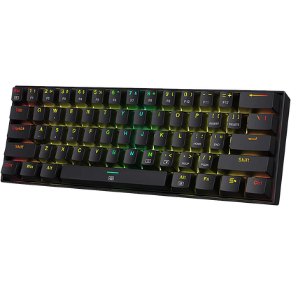 DRAGON BORN K630 - 60% WIRED RGB MECHANICAL KEYBOARD (RED SWITCH)