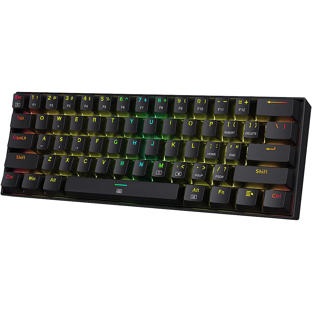 DRAGON BORN K630 - 60% WIRED RGB MECHANICAL KEYBOARD (RED SWITCH)