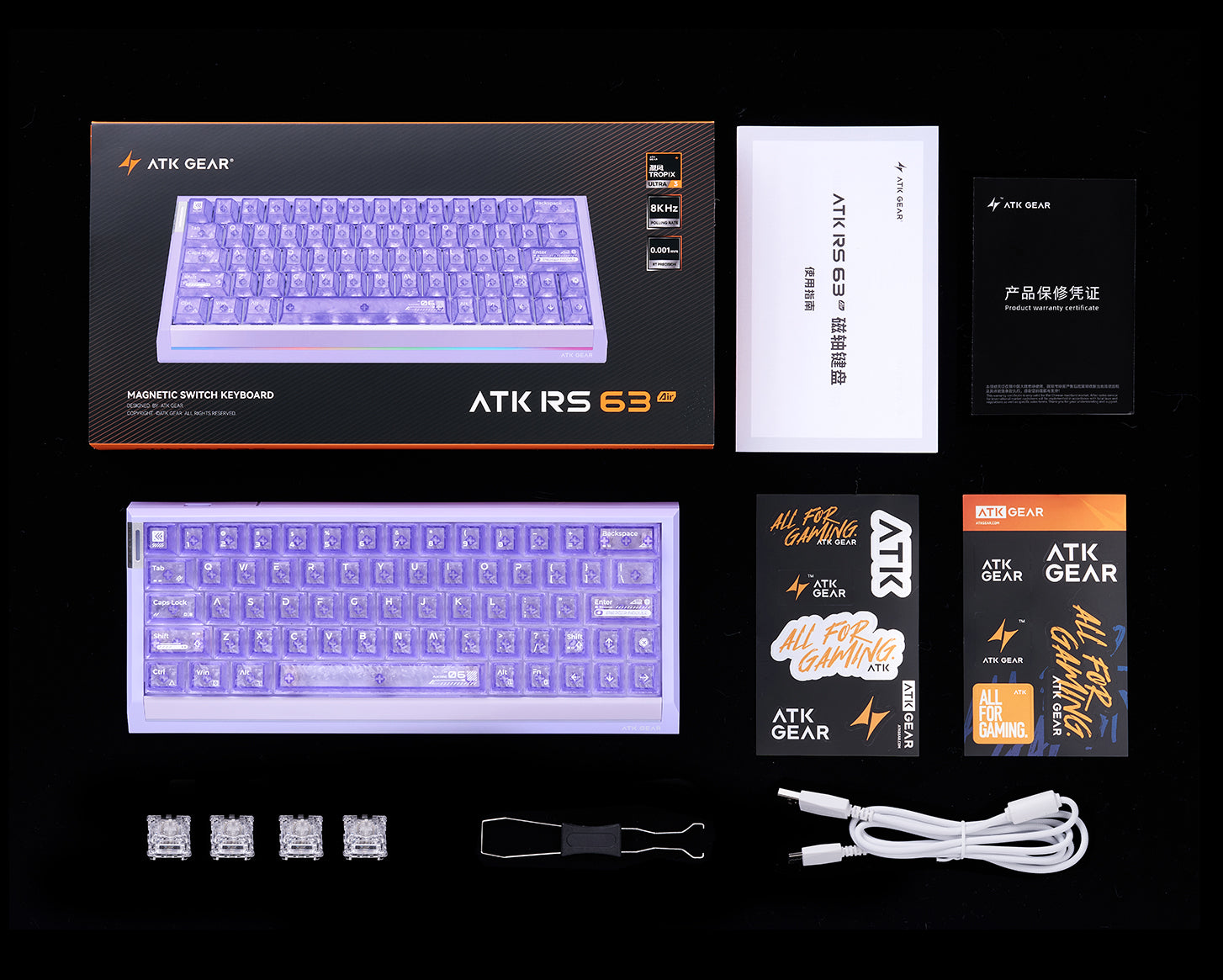 ATK RS63 Air in-box contents - Vrkaa